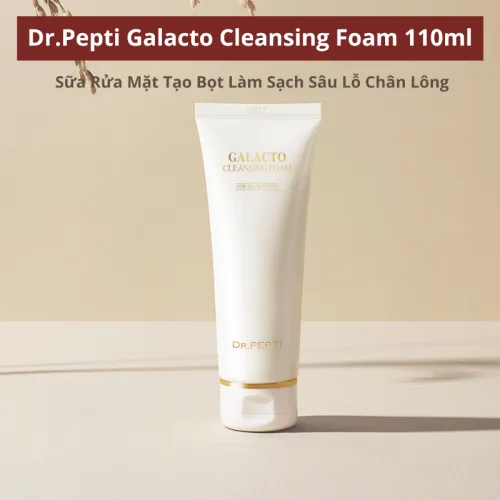 Sữa Rửa Mặt Tạo Bọt Dr. Pepti Galacto 110ml