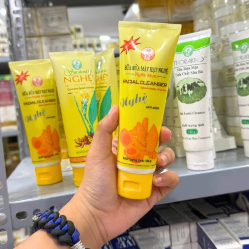 Thorakao Sữa Rửa Mặt Hạt Nghệ Ngừa Mụn, Tuýp 100g