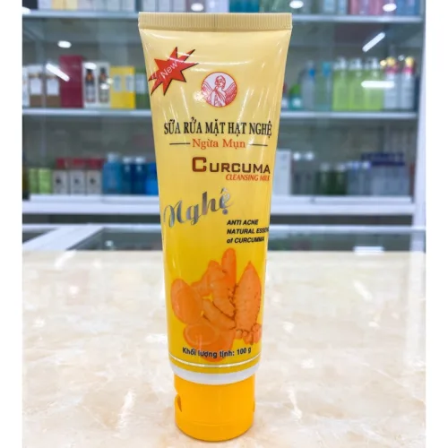 Thorakao Sữa Rửa Mặt Hạt Nghệ Ngừa Mụn, Tuýp 100g