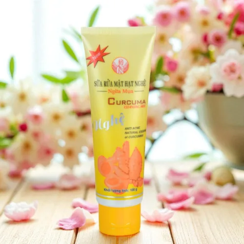 Thorakao Sữa Rửa Mặt Hạt Nghệ Ngừa Mụn, Tuýp 100g