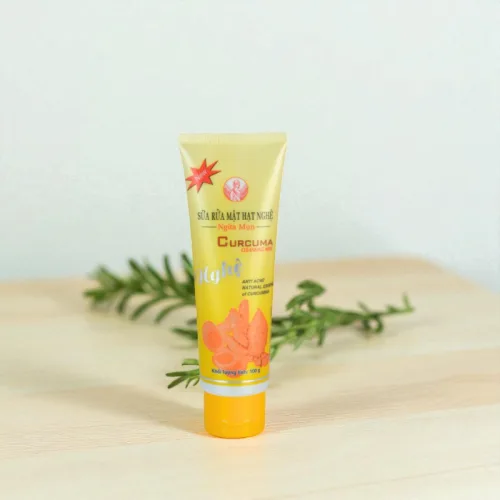 Thorakao Sữa Rửa Mặt Hạt Nghệ Ngừa Mụn, Tuýp 100g