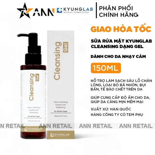 Sữa rửa mặt cho da nhạy cảm Kyung Lab Cleansing Gel 150ml