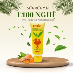 Sữa rửa mặt nghệ E100, tuýp 100g