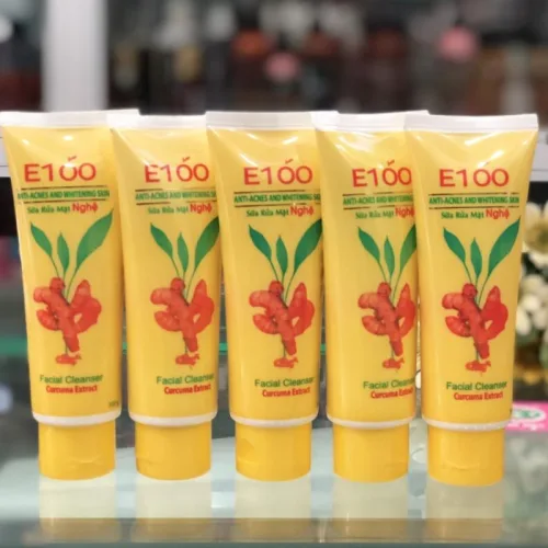 Sữa rửa mặt nghệ E100, tuýp 100g