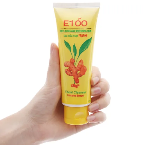Sữa rửa mặt nghệ E100, tuýp 100g