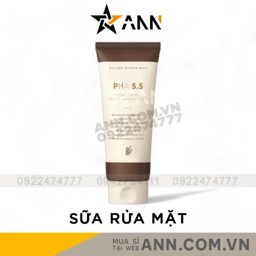 Sữa rửa mặt Byvibes Wonder Bath PHA 5.5 dung tích 130ml