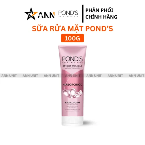 Shop sỉ sữa Rửa Mặt Pond's Skin Institute Niasorcinol Màu Hồng 100g