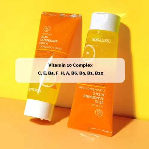 Nơi lấy sỉ sữa Rửa Mặt Prettyskin The Pure Jeju Tangerine Vita C Cleansing Foam 150ml