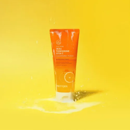 Nơi lấy sỉ sữa Rửa Mặt Prettyskin The Pure Jeju Tangerine Vita C Cleansing Foam 150ml