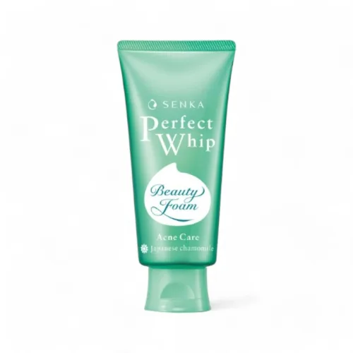 Senka Perfect Whip màu xanh ngọc, sữa rửa mặt giảm mụn 100g