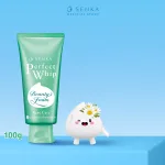 Senka Perfect Whip màu xanh ngọc, sữa rửa mặt giảm mụn 100g