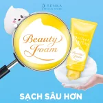 Sữa rửa mặt Senka Perfect Whip Vitamin C màu vàng, 100g