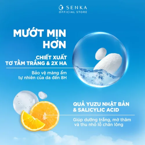 Sữa rửa mặt Senka Perfect Whip Vitamin C màu vàng, 100g