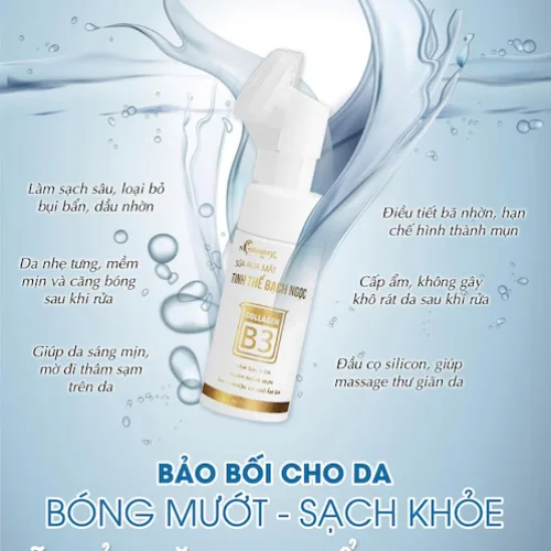 N Collagen Tinh Thể Bạc Bạch Ngọc Sữa Rửa Mặt 70ml
