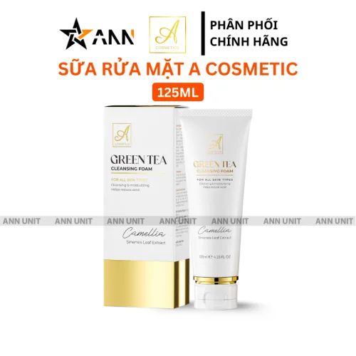 Sữa Rửa Mặt A Cosmetics Trà Xanh Phương Anh, tuýp 125ml