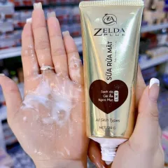 Sữa rửa mặt Zelda Plus 120g giữ ẩm, sạch da và ngừa mụn