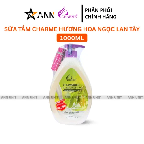 Sữa tắm hương nước hoa Charme Miracle 1 lít – hương hoa ngọc lan tây