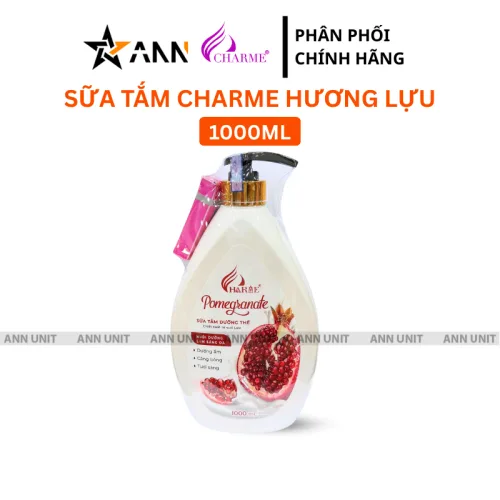 Sữa Tắm Charme Hương Lựu - Sữa Tắm Hương Nước Hoa Charme Pomegranate 1 Lít