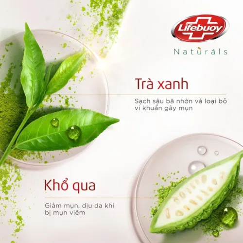 Chỗ sỉ sữa Tắm Giảm Mụn Lưng Lifebuoy Detox Chiết Xuất Matcha & Khổ Qua 800g