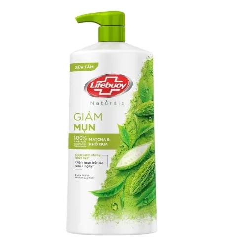 Chỗ sỉ sữa Tắm Giảm Mụn Lưng Lifebuoy Detox Chiết Xuất Matcha & Khổ Qua 800g