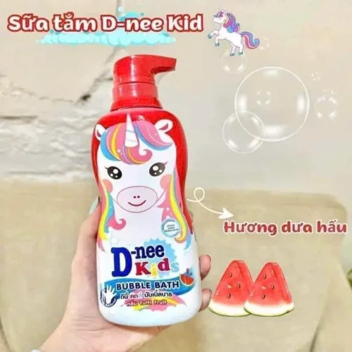 Nguồn hàng sỉ sữa Tắm Gội Toàn Thân Cho Bé Dnee Kid Thái Lan Màu Đỏ 400ml hương dưa hấu hình con ngựa