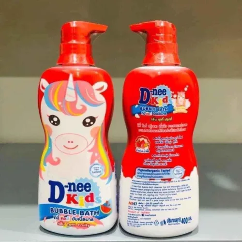 Nguồn hàng sỉ sữa Tắm Gội Toàn Thân Cho Bé Dnee Kid Thái Lan Màu Đỏ 400ml hương dưa hấu hình con ngựa