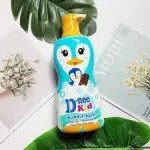 Dnee Kid 400ml – Sữa tắm gội toàn thân cho bé hình chim cánh cụt xanh dương, Thái Lan