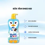 Dnee Kid 400ml – Sữa tắm gội toàn thân cho bé hình chim cánh cụt xanh dương, Thái Lan