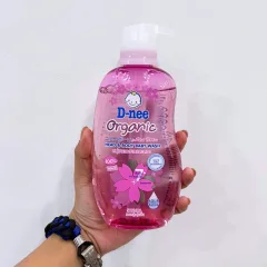 Chỗ sỉ sữa Tắm Gội Toàn Thân Cho Bé Sơ Sinh Dnee Organic Màu Hồng 380ml