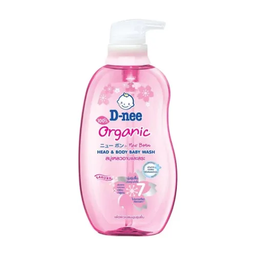 Chỗ sỉ sữa Tắm Gội Toàn Thân Cho Bé Sơ Sinh Dnee Organic Màu Hồng 380ml