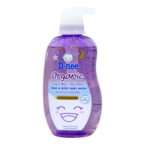 Dnee Organic màu tím, sữa tắm gội toàn thân cho bé sơ sinh 380ml – một lựa chọn đáng tham khảo trong tắm gội dnee
