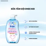 Dnee Organic sữa tắm gội toàn thân cho bé xanh dương 380ml