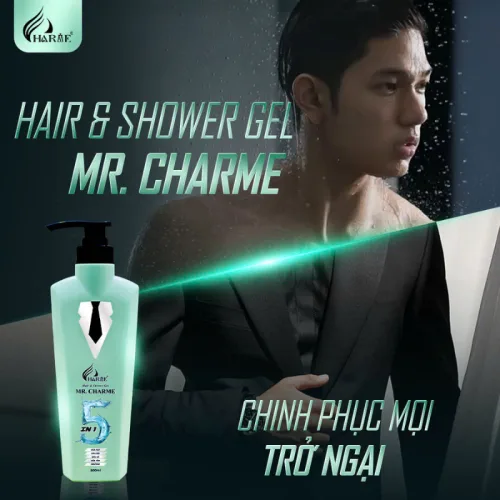 Chuyên sỉ sữa Tắm Gội Toàn Thân Mr Charme 5 In 1 Cho Nam 500ml
