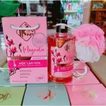 Nguồn hàng sỉ sữa Tắm Kina Hương Nước Hoa Mộc Lan 900ml - Hỗ Trợ Cấp Ẩm Dưỡng Sáng Da Mịn Màng - Tặng Kèm 1 Bông Tắm