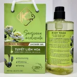 Shop sỉ sữa Tắm Kina Hương Nước Hoa Tuyết Liên 900ml - Hỗ Trợ Cấp Ẩm Dưỡng Sáng Da Mịn Màng - Tặng Kèm 1 Bông Tắm