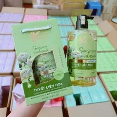 Shop sỉ sữa Tắm Kina Hương Nước Hoa Tuyết Liên 900ml - Hỗ Trợ Cấp Ẩm Dưỡng Sáng Da Mịn Màng - Tặng Kèm 1 Bông Tắm