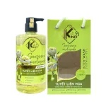 Shop sỉ sữa Tắm Kina Hương Nước Hoa Tuyết Liên 900ml - Hỗ Trợ Cấp Ẩm Dưỡng Sáng Da Mịn Màng - Tặng Kèm 1 Bông Tắm