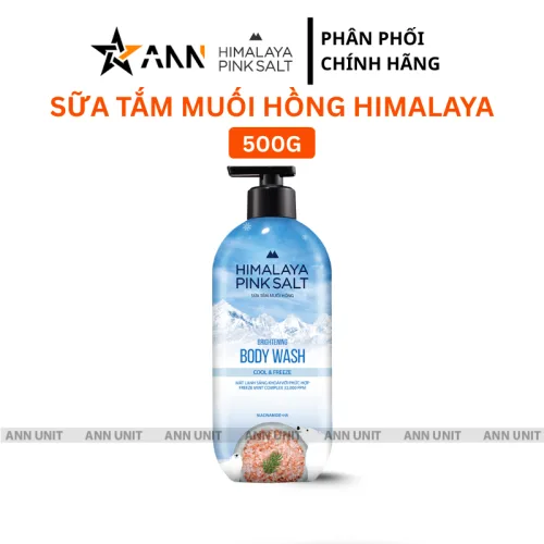 Chỗ sỉ sữa Tắm Muối Hồng Himalaya Pink Cool & Freeze Làm Sạch Dưỡng Ẩm 500g
