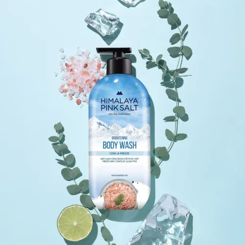 Chỗ sỉ sữa Tắm Muối Hồng Himalaya Pink Cool & Freeze Làm Sạch Dưỡng Ẩm 500g
