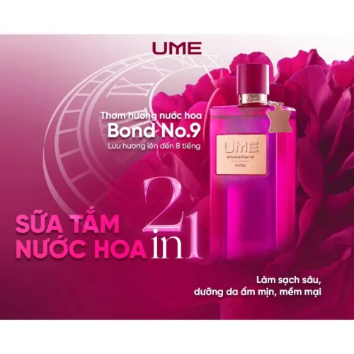 Chuyên sỉ sữa Tắm Nước Hoa Ume Perfume Shower Gel Giúp Cấp Ẩm Trắng Da 250ml - Sữa Tắm Ngọc Trinh