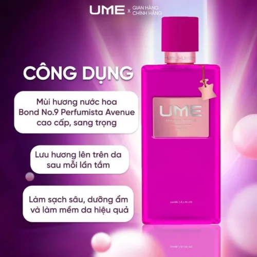 Chuyên sỉ sữa Tắm Nước Hoa Ume Perfume Shower Gel Giúp Cấp Ẩm Trắng Da 250ml - Sữa Tắm Ngọc Trinh