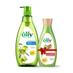 Chỗ sỉ sữa Tắm Ôliu Ôliv 3x Dưỡng Ẩm 650ml Xanh Dương - Tặng Dầu Gội Ôliu Giúp Giảm Gãy Rụng Tóc