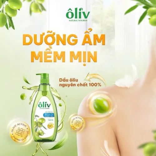 Chỗ sỉ sữa Tắm Ôliu Ôliv 3x Dưỡng Ẩm 650ml Xanh Dương - Tặng Dầu Gội Ôliu Giúp Giảm Gãy Rụng Tóc
