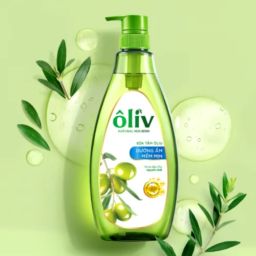 Chỗ sỉ sữa Tắm Ôliu Ôliv 3x Dưỡng Ẩm 650ml Xanh Dương - Tặng Dầu Gội Ôliu Giúp Giảm Gãy Rụng Tóc