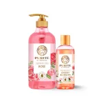Purite Sữa Tắm Hương Hoa Hồng 850ml Kèm Chai Hoa Anh Đào