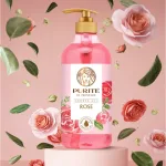 Purite Sữa Tắm Hương Hoa Hồng 850ml Kèm Chai Hoa Anh Đào
