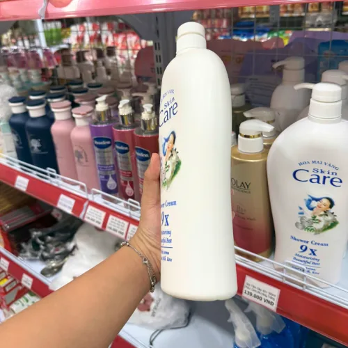 Nguồn hàng sỉ sữa Tắm Sữa Dê - Sữa Tắm Hoa Mai Vàng  Skin Care Shower Cream 9x 1.15kg