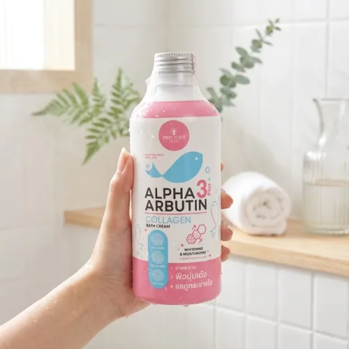Chuyên sỉ sữa Tắm Trắng Da Alpha Arbutin 3Plus+ Precious Skin Collagen Bath Cream 350ml - Phiên Bản Mới
