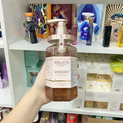 Chỗ sỉ sữa Tắm Trắng Da Cánh Hoa Hồng Weilaiya Damask 450ml Chính Hãng