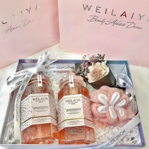 Chỗ sỉ sữa Tắm Trắng Da Cánh Hoa Hồng Weilaiya Damask 450ml Chính Hãng